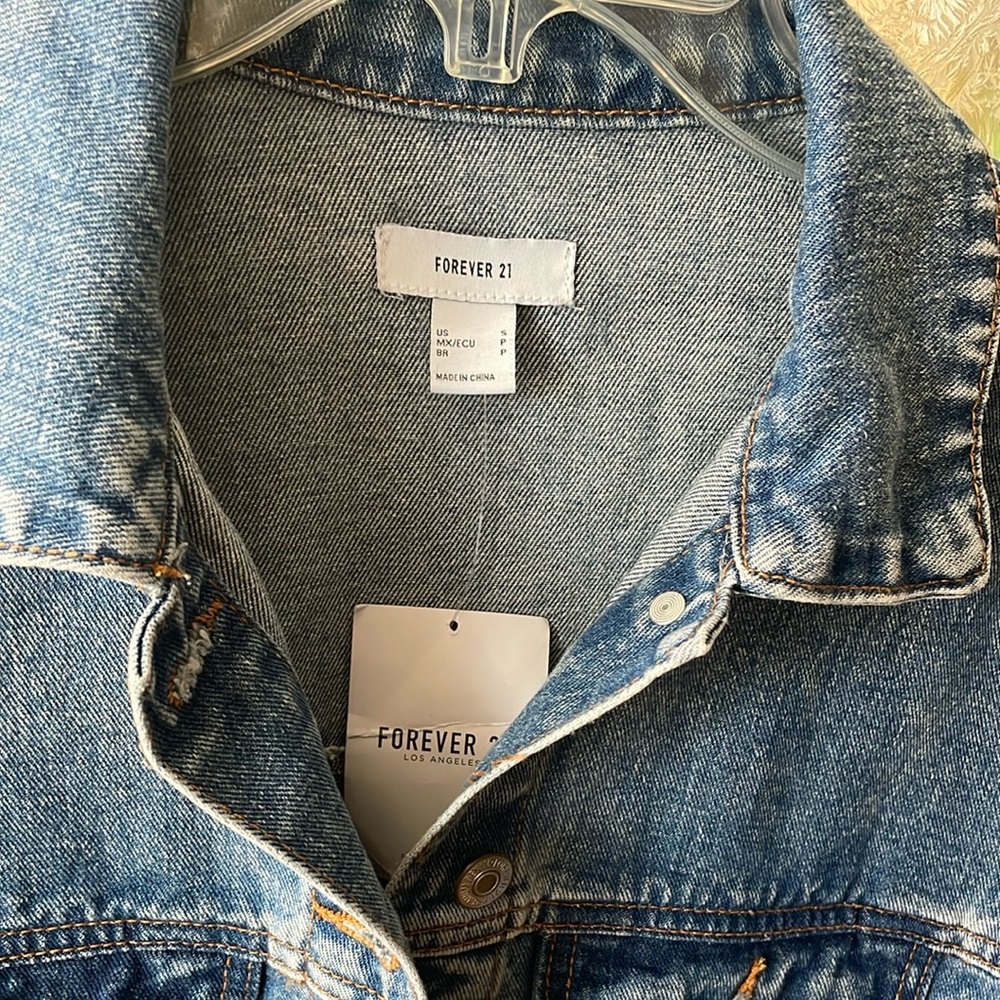 Jean Jacket with Long Fringe - Picture 5 of 10